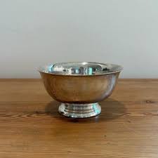 Vintage Silverplated Pedestal Bowl | Sheridan Taunton Silversmiths Ltd - Etsy