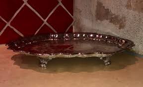 Beautiful Footed Silver Plate Leonard Serving Tray - Etsy