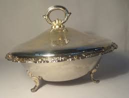 BEAUTIFUL ORNATE ONEIDA SILVER PLATE COVERED SERVING DISH WITH LID | eBay