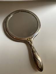 Vintage Silverplate Dresser Vanity Hair Brush & Hand Mirror ...