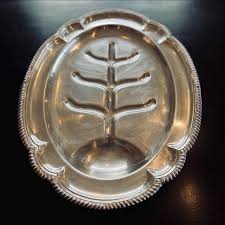 Vintage Silver Plated Carving Tray, Tree of Life Design ...