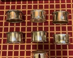7 Vintage Taunton Sheridan Silver Plated 1 1/2" Rolled Borders Napkin Rings - Etsy