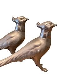 Vintage Pheasant Bird Silver Plate Salt & Pepper Shakers ...