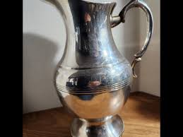 RR International Silver plated Pitcher R.R. Int' made in ...
