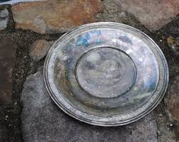 Vintage Silvercraft Silverplate Plate Dish Round - Etsy