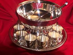 Silver plated brass punch set 13 items brand Sheridan | eBay