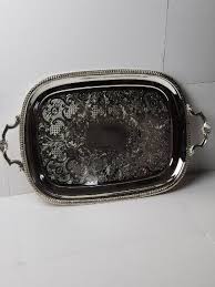 Ornate M&R "Cavalier" England Silver Plated Handled Butler's ...