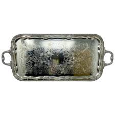 Antique English Sheffield Silver-Plate Rectangular Serving ...