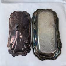 Gorham Heritage H18 Silver Plate Butter Dish & Lid EP Vintage | eBay