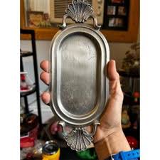 Vintage Cromwell Hammered Aluminum Serving Tray | Mercari