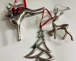 Lot of 3 Vintage Silverplate Christmas Ornaments – Pottery ...