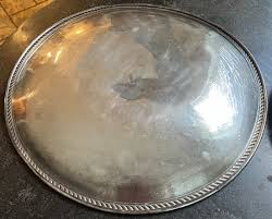Silver Plate/Copper 17 " Round Baltimore Stewards and Caterers Award Tray 1953 | eBay