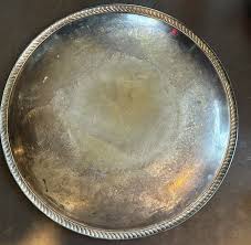 Vintage Silver Plated 18” Serving Tray | eBay