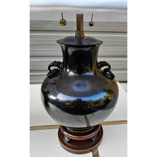 Vintage Marbro Lamp Co. Bronzed Table Lamps - Pair | Chairish