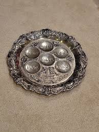 BEAUTIFUL STAINLESS STEEL PASSOVER SEDER PLATE 14" | eBay