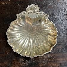 SILVER PLATE SHELL DISH — Lots of Furniture
