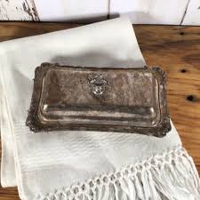 Vintage Butter Dish, Silver Plated Covered Butter Dish ...