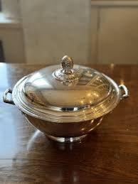 Christofle Rubans Silverplate Vegetable Dish, Tureen, Soup ...