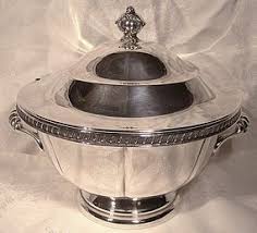 Rogers Silver Plate COVERED SAUCE SMALL SOUP TUREEN 1950s ...