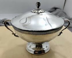 Mcm vintage 800 Silver Poland Polish Covered Sugar condiment ...