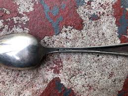 VINTAGE ALVIN STERLING Silver Spoon Small Teaspoon All ...