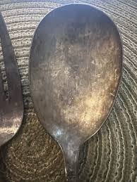 WM Rogers Mfg Co Silver AA Plate Original I.S. Fork & Spoon Serving Set Vintage | eBay