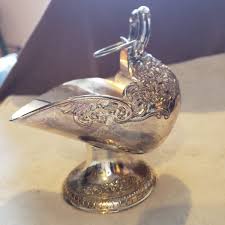 Vintage 1930's Silver Plate Sugar Scuttle Dish ,handle ,made ...