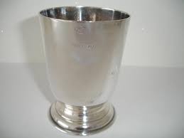 Tankard Silver Plated Vintage H Hallam & Son Nottingham - Half Pint Metal Drinking Bar Cup Engraved Initials JW - Etsy