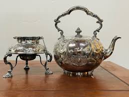 Late 19th Century English Silver-Plate Tea Service - 7 Pieces | Chairish