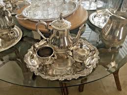 Wm. Rogers/International Silver Silver Plate Tea Service 4 ...