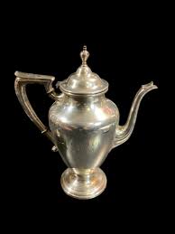 Sold at Auction: Wallace Sterling Tea Set, Silver Plate Tray