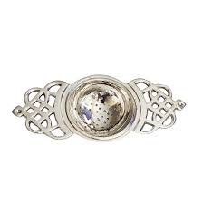 Plain Hotel Silver Tea Strainer c.1960. SKU #: HOT606.