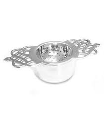 Harney & Sons Tea Strainer - Silver Plated, Short Handle ...