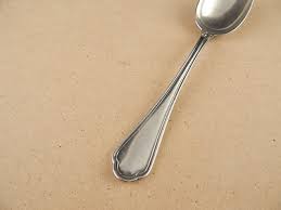 Antique Dessert Spoon Alpacca Superargentata Broggi Serbelloni Milan Italy | eBay