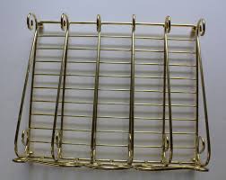 Vintage Gold Metal 5 Row Tabletop Spice Rack 1980s - Etsy