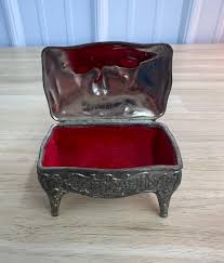 Antique Repousse Box - Etsy