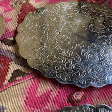 1960s Silver-Tone Trivets- Set of 4 – Fig House Vintage