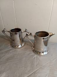Vintage WS Co Silverplated Sugar & Creamer Set - Etsy Israel