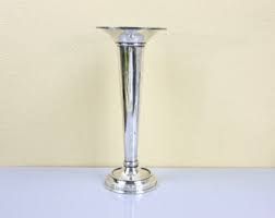 Vintage Silver Vase for Flowers, Silver Plated Art Deco Footed Vase, Tall Centerpiece for Dining Table, C1950s, Vintage Home Decor - Etsy