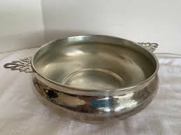 Silver Bowl 9" Silverplate No 1127 Made in USA Lattice ...