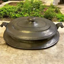 Antique French Pewter Soup Tureen and Platter Set (99% Pure Tin Content) - Etsy