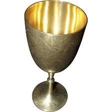 Silver 1877 Victorian Goblet By George William Adams. For ...