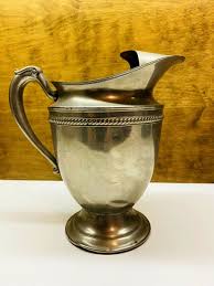 Vintage KEYSTONEWARE Silver Plated Pitcher 9" Tall | eBay