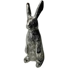 Martha Stewart Metal Easter Bunny Rabbit Figurine. For Sale ...