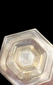 ANTIQUE TIFFANY STERLING SILVER THREE CANDLESTICKS WITH ...