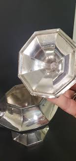 Classic Wilcox Silverplate Cream Sugar Bowl Waste Monogram C ...