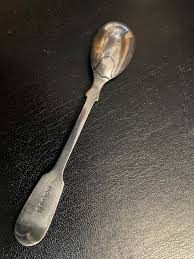 Antique Silver Plate Preserve Spoon John Gilbert & Sons Birmingham | eBay