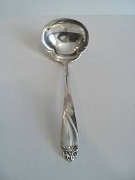 BEAUTIFUL "CENTURY SILVER" STERLING SAUCE / GRAY LADLE "ENCHANTED ROSE" PATTERN | eBay