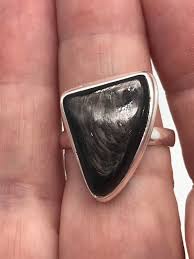 Unique Hypersthene Ring, Size 10 - Etsy