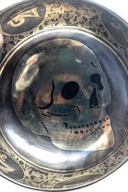 7.5 Inch Skull Hand Carving Tibetan Singing Bowl Mallet ...